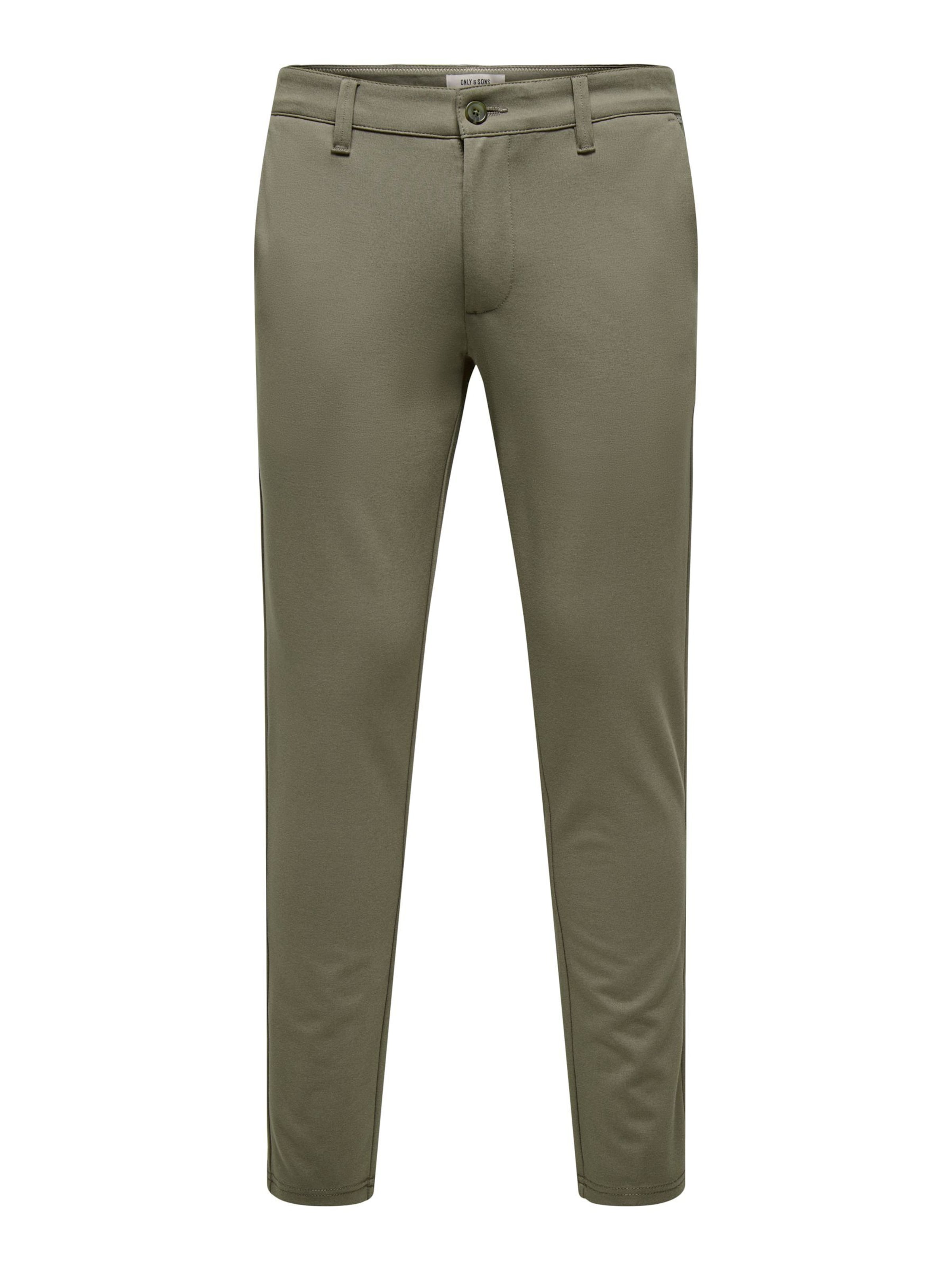 Only & Sons - Slimfit Pantalón chino 'ONSMark' en verde: frente