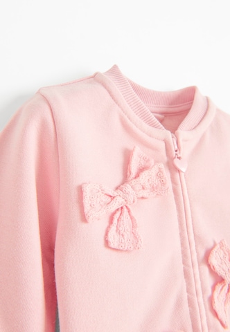 Cool Club Sweatjakke i pink