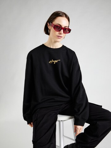 HUGO Sweatshirt 'Classic' in Zwart: voorkant