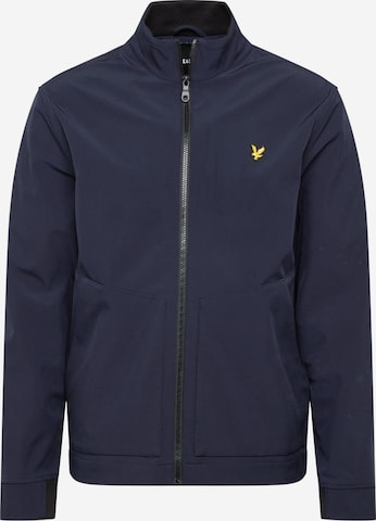 Lyle & Scott Přechodná bunda – modrá: přední strana