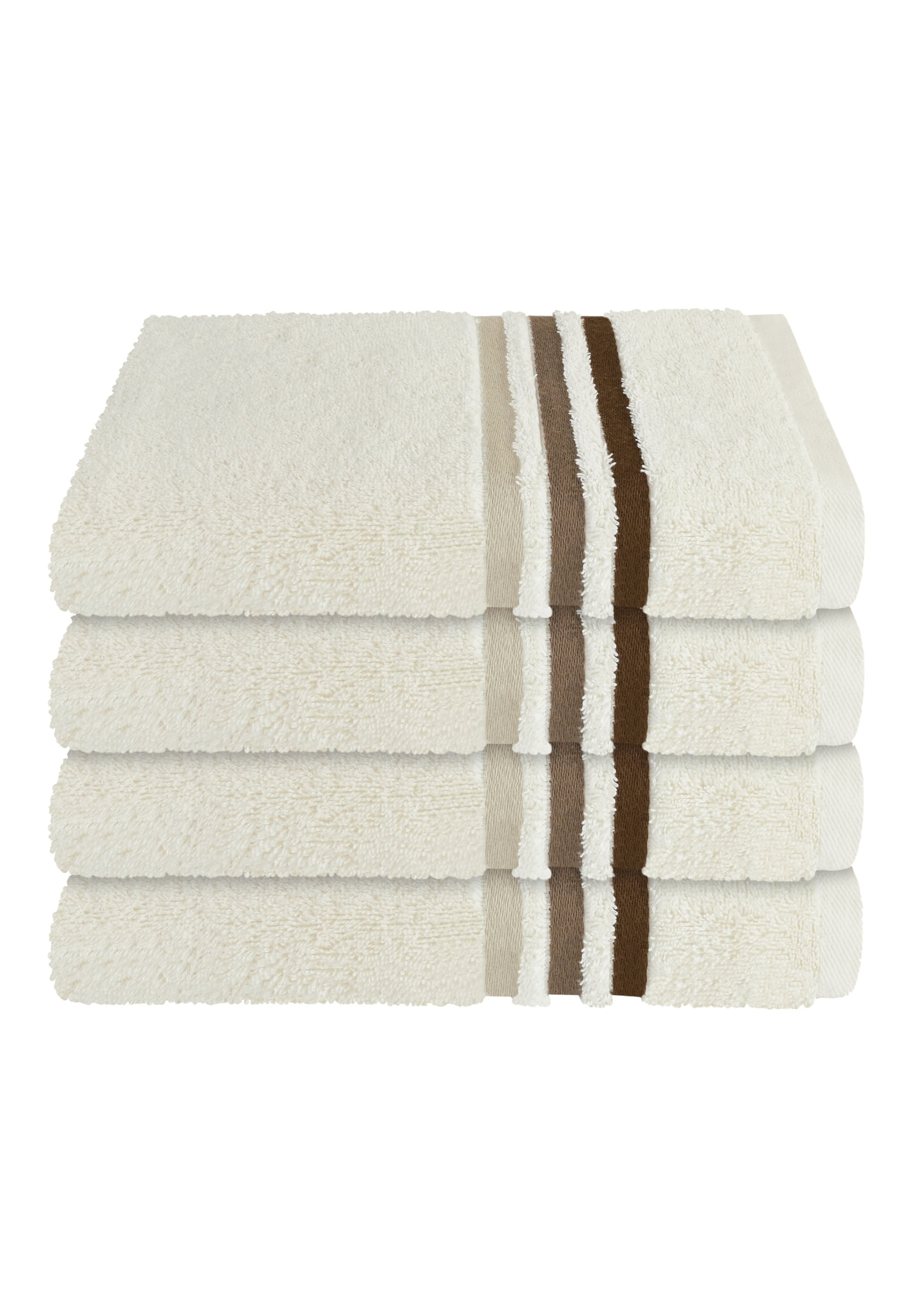 SCHIESSER Towel 'Skyline Color' in White: front