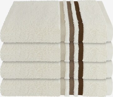 SCHIESSER Towel 'Skyline Color' in White: front