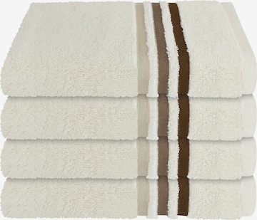 SCHIESSER Handdoek 'Skyline Color' in Wit: voorkant