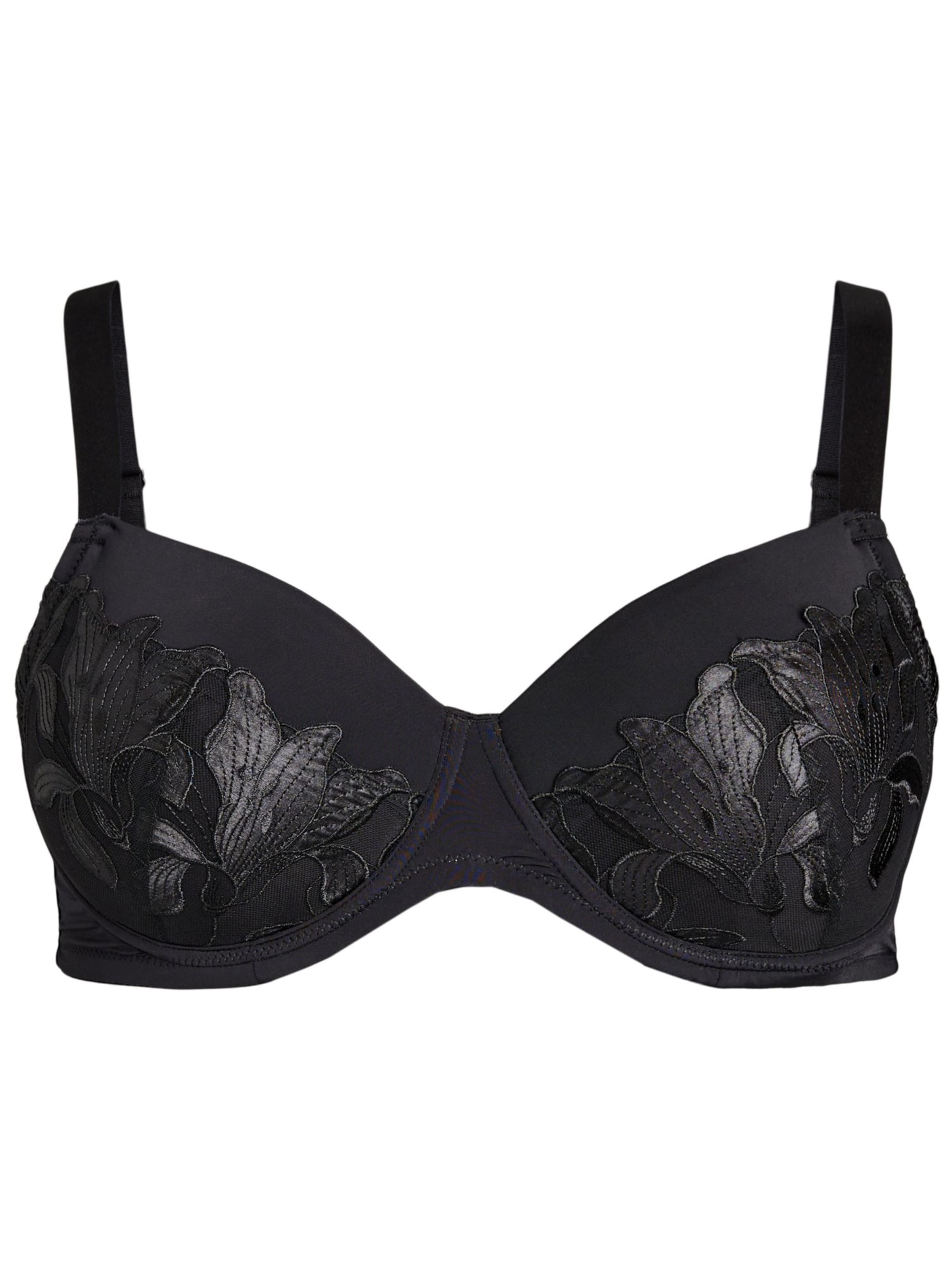 Devoted by Zizzi T-särgi Rinnahoidja 'Lani', värv must: eest vaates