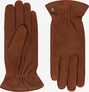 Gants 'STRASSBURG' Roeckl en marron : devant