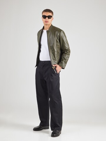 HUGO Regular Pleat-front trousers 'Roy243' in Black