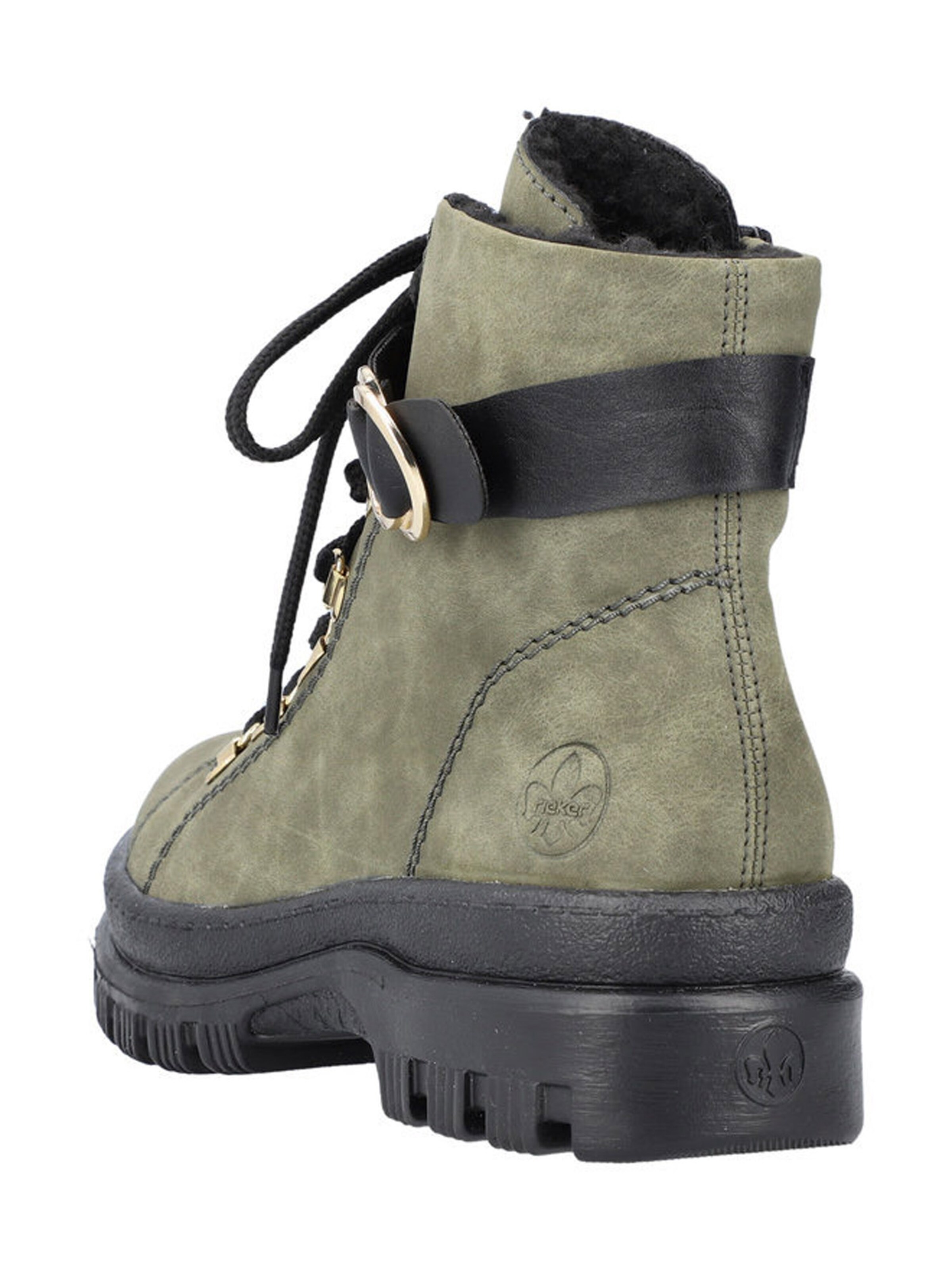 Bottines à lacets Rieker en vert