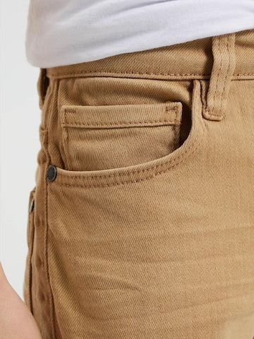 WE Fashion Slim fit Jeans in Beige