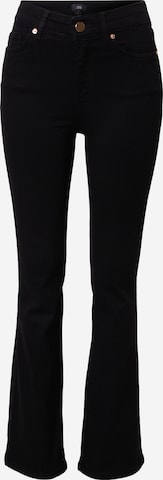 River Island Flared Jeans in Black: front