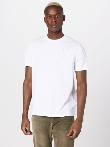 DIESEL Bluser & t-shirts 'Microdiv' i hvid: forside