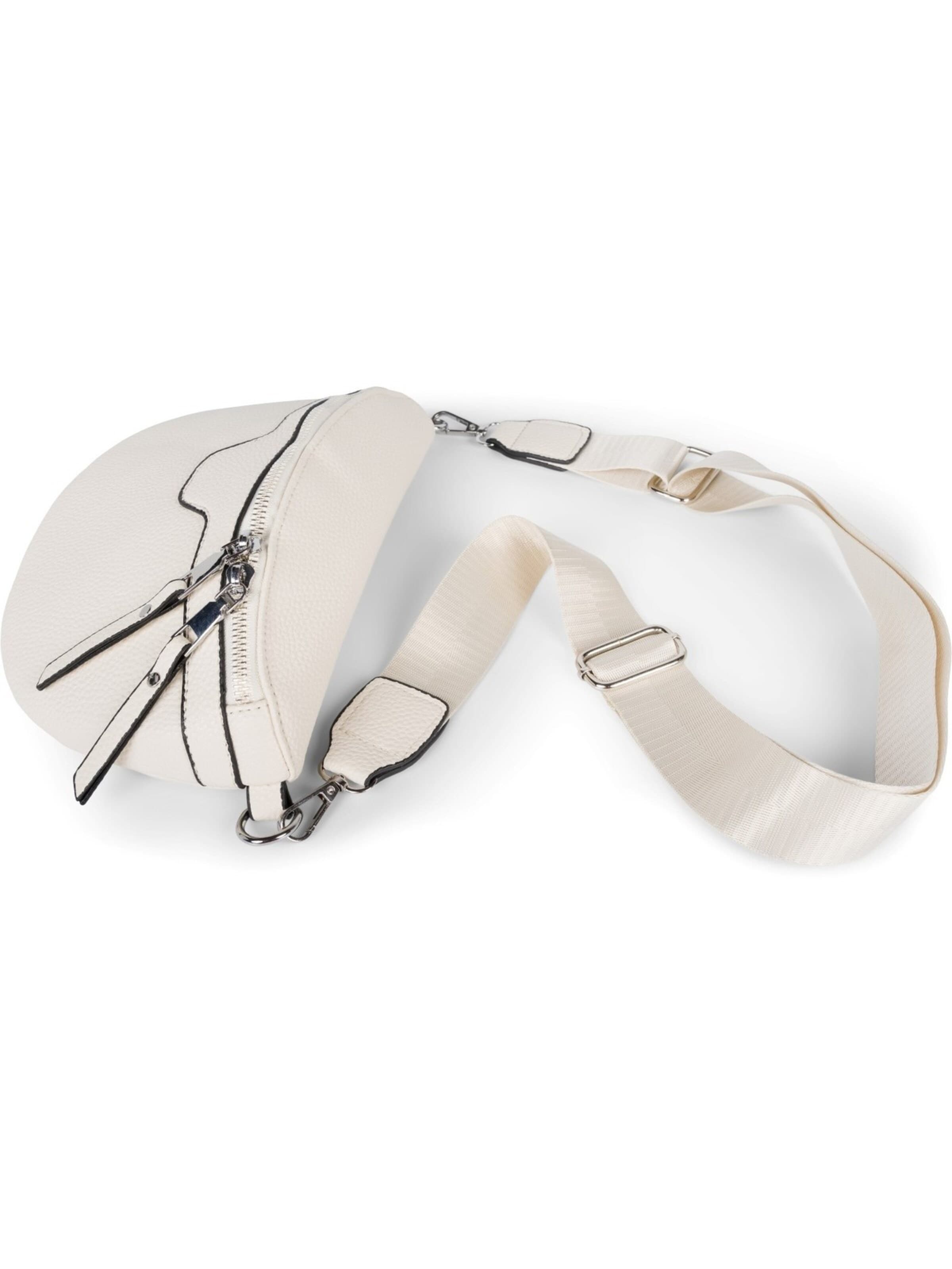 styleBREAKER Umhängetasche 'Halbmond Umhängetasche Uni'‌‌‌‌‌‌‌‌‌‌ in Beige