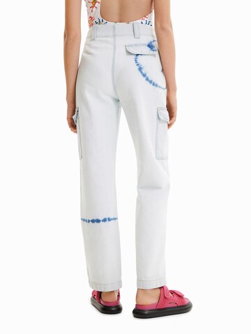 Desigual Loosefit Cargojeans 'Senda' i vit