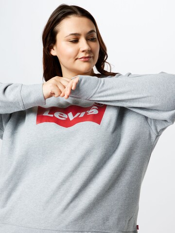 Levi's® Plus Sweatshirt 'PL Graphic Standard Crew' i grå