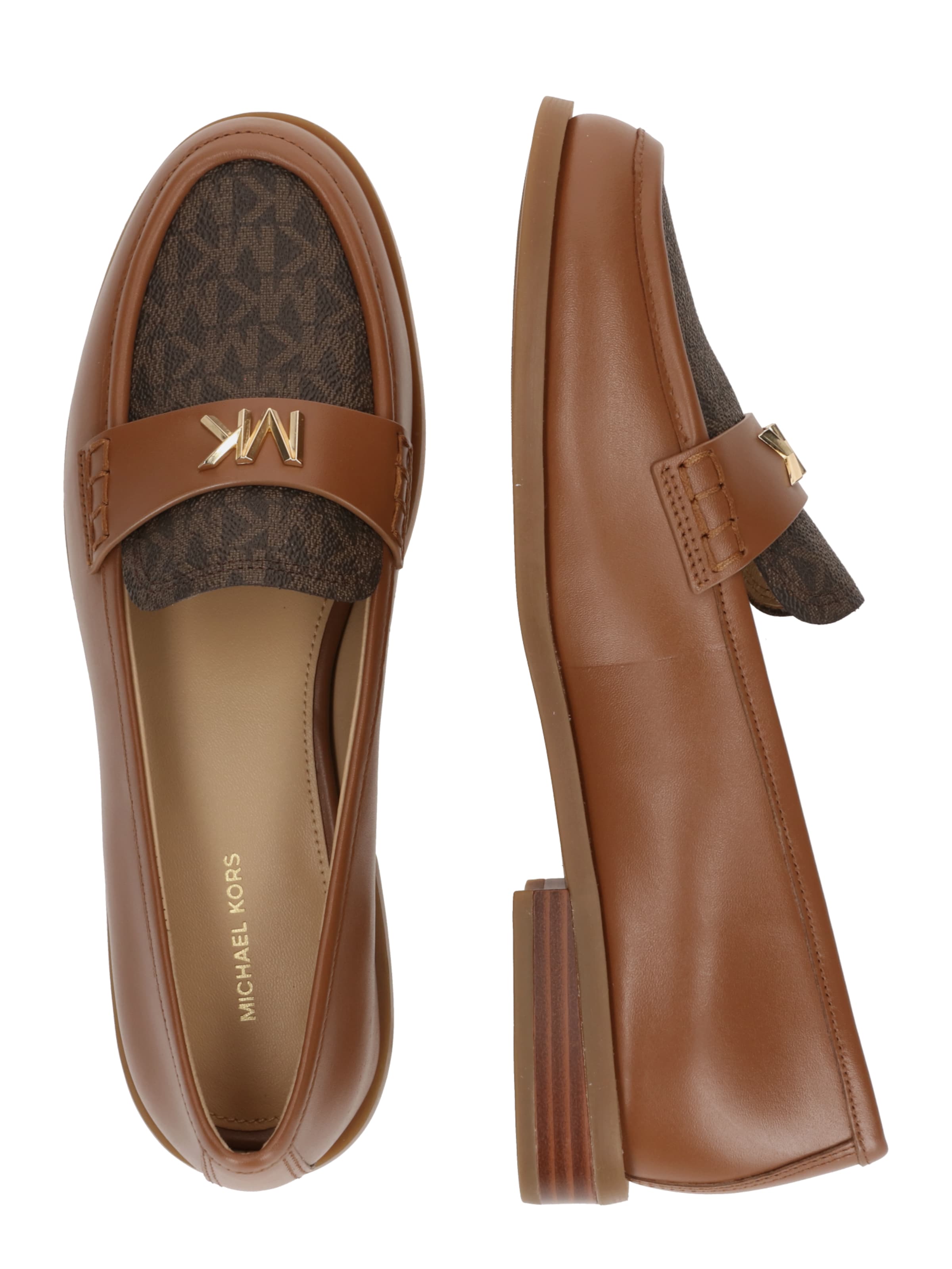 MICHAEL Michael Kors Παντοφλέ 'LEX' σε καφέ