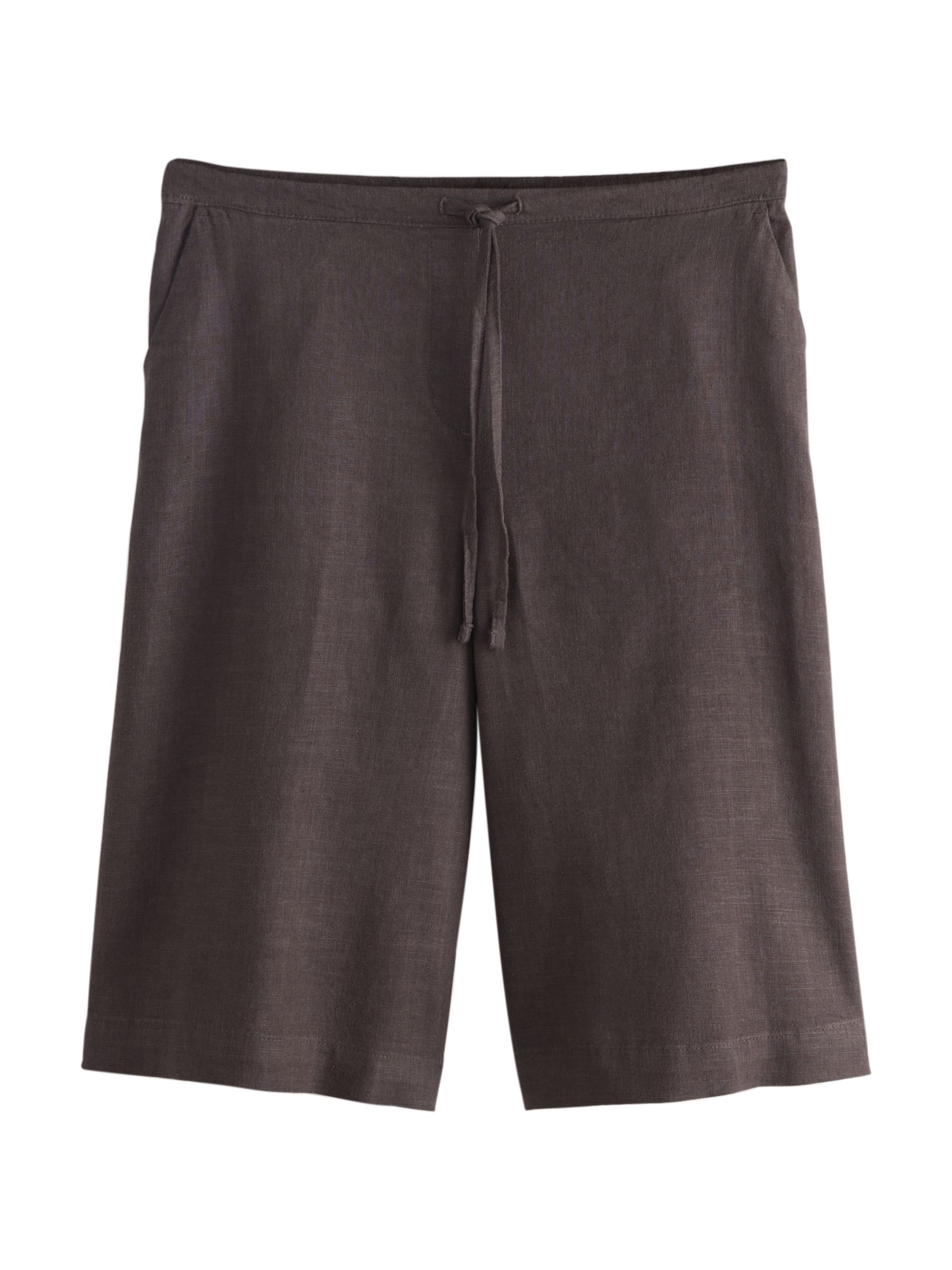 Next Regular Pants in Brown: front