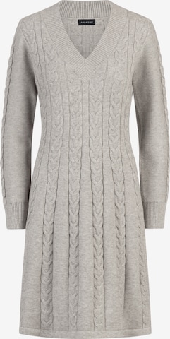 APART Strickkleid in Grau: Vorderseite