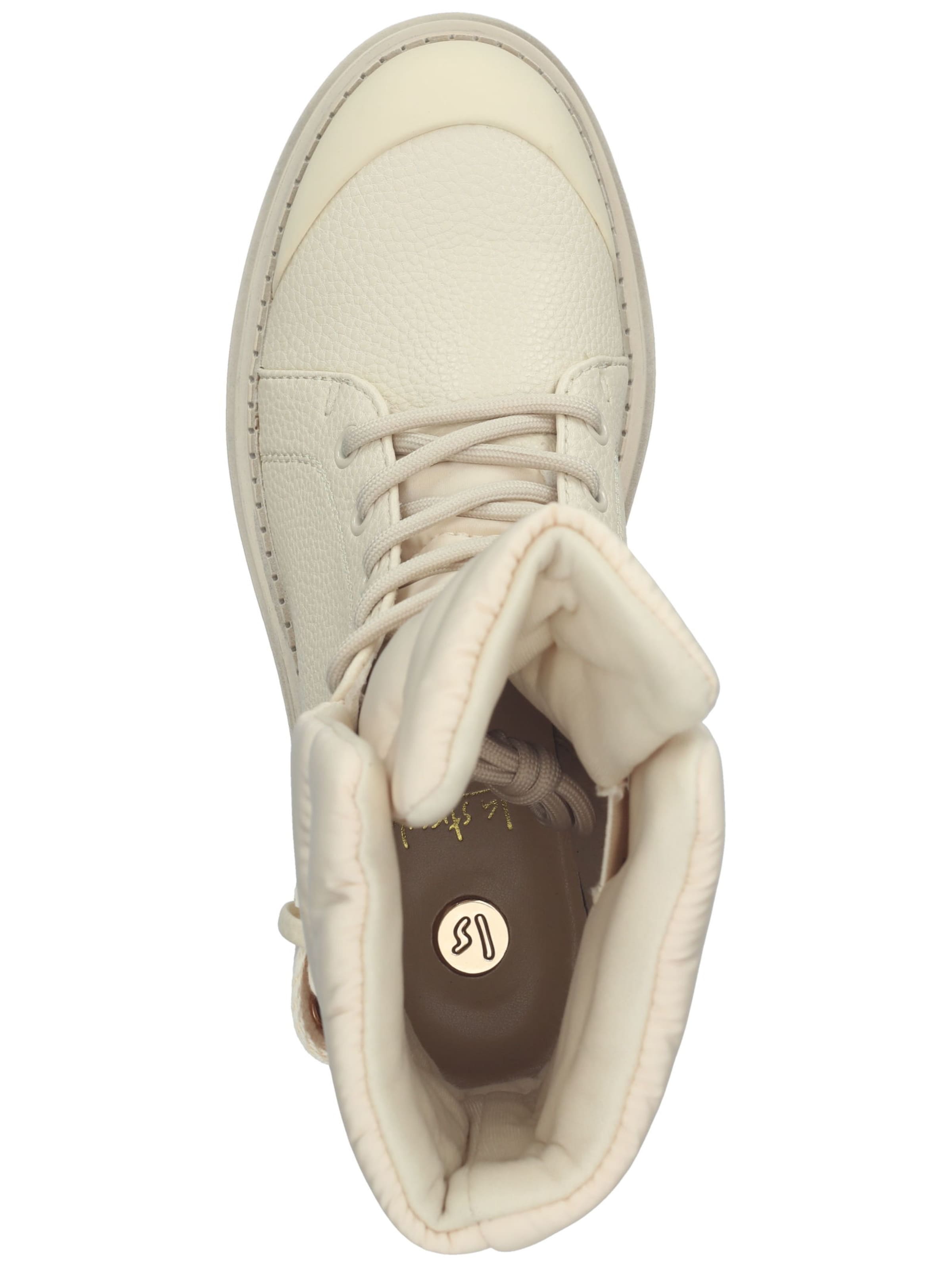 LA STRADA Schnürstiefelette in Beige