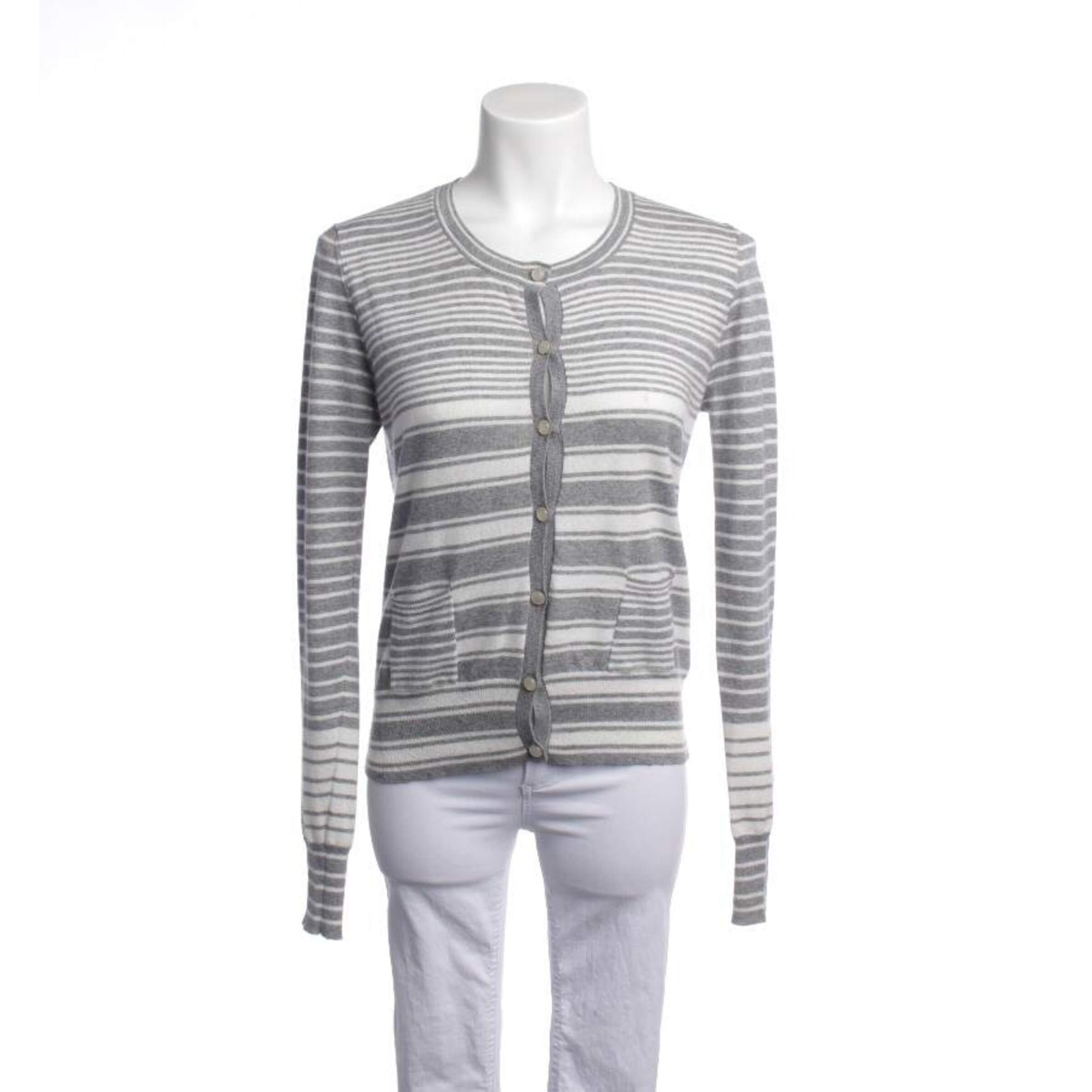 Allude Sweater & Cardigan in M in Grey: front