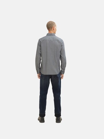 TOM TAILOR Regular Fit Hemd in Grau