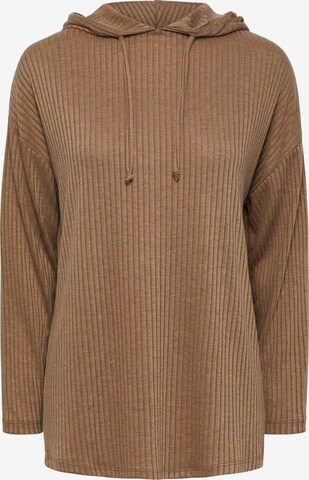 PIECES Sweater 'Molly' in Brown: front