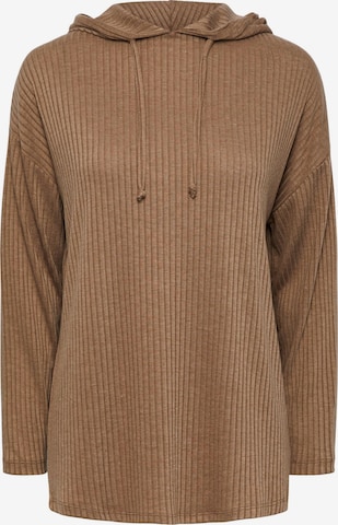 PIECES Pullover 'Molly' i brun: forside