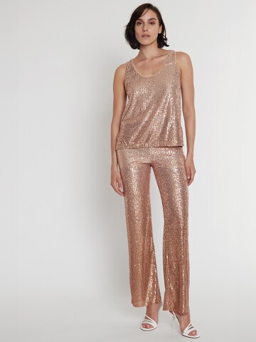 Ana Alcazar Flared Broek 'Paalo' in Goud