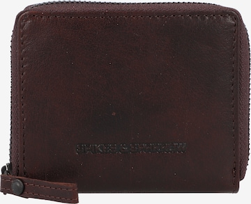Spikes & Sparrow Wallet 'Bronco' in Brown: front