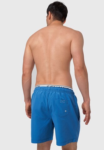 INDICODE JEANS Board Shorts in Blue