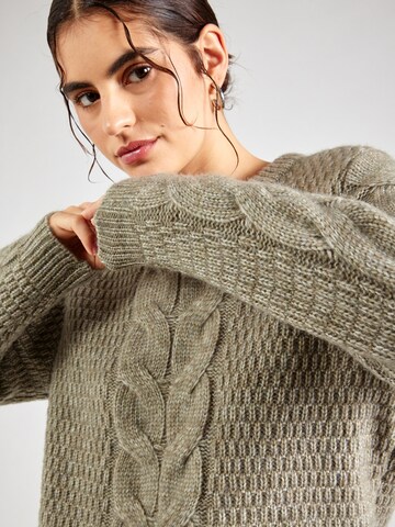 PIECES Sweater 'PCNINA' in Green