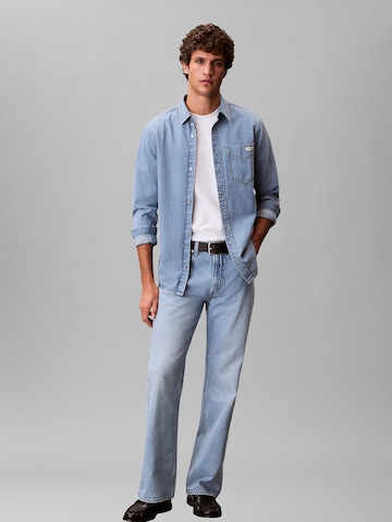 Calvin Klein Jeans Loosefit Jeans in Blauw
