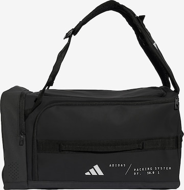ADIDAS PERFORMANCE Sportovní taška 'HYBRID DUFFEL' – černá: přední strana