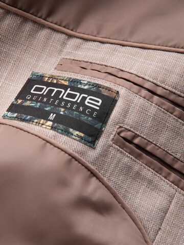 Regular fit Giacca da completo di Ombre in marrone