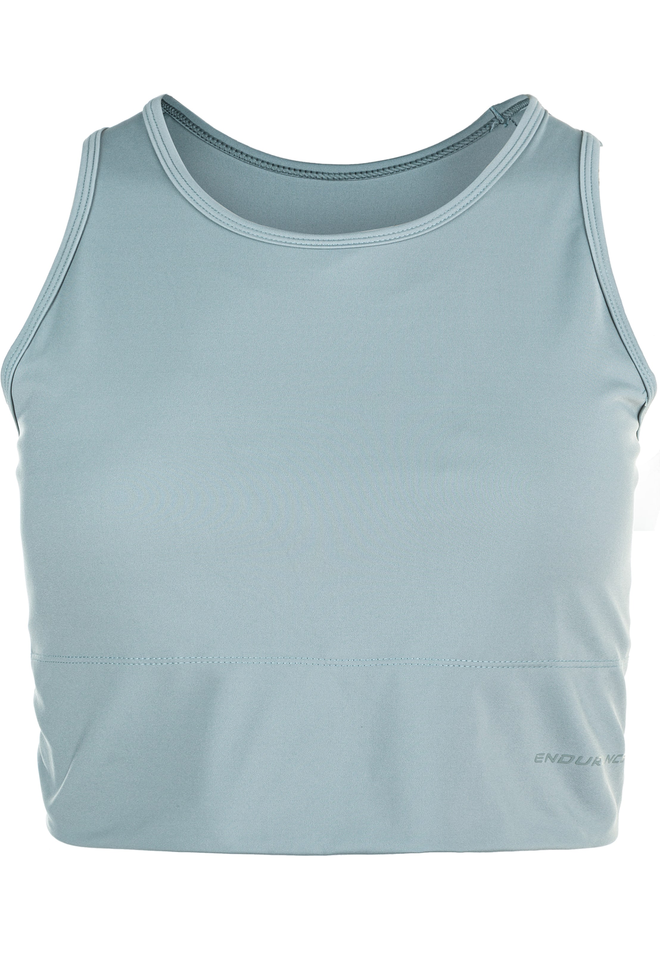 ENDURANCE Õlapaelteta topp Spordirinnahoidja 'Franza', värv sinine: eest vaates