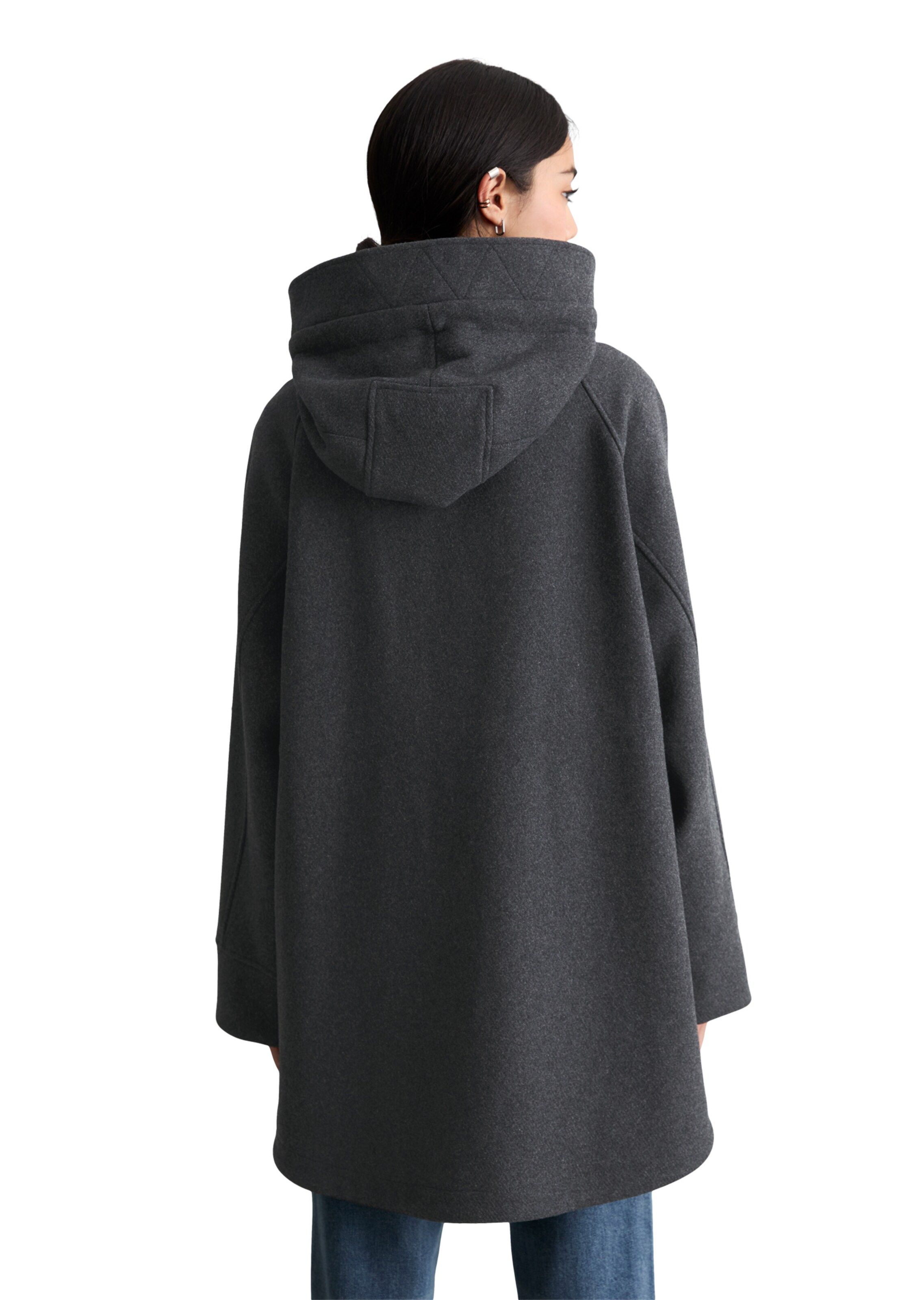 Marc O'Polo DENIM Tussenparka in Grijs: terug