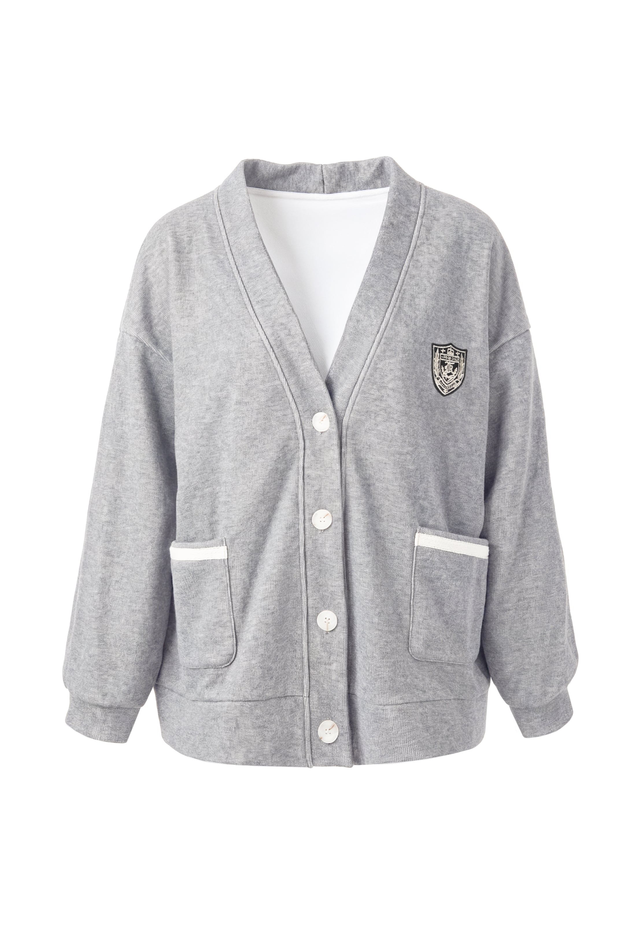 Cardigan MYMO en gris : devant