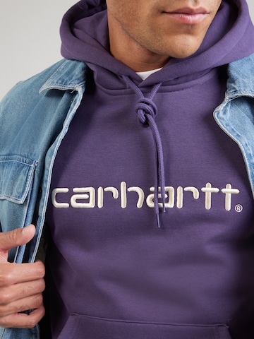 Bluză de molton de la Carhartt WIP pe mov