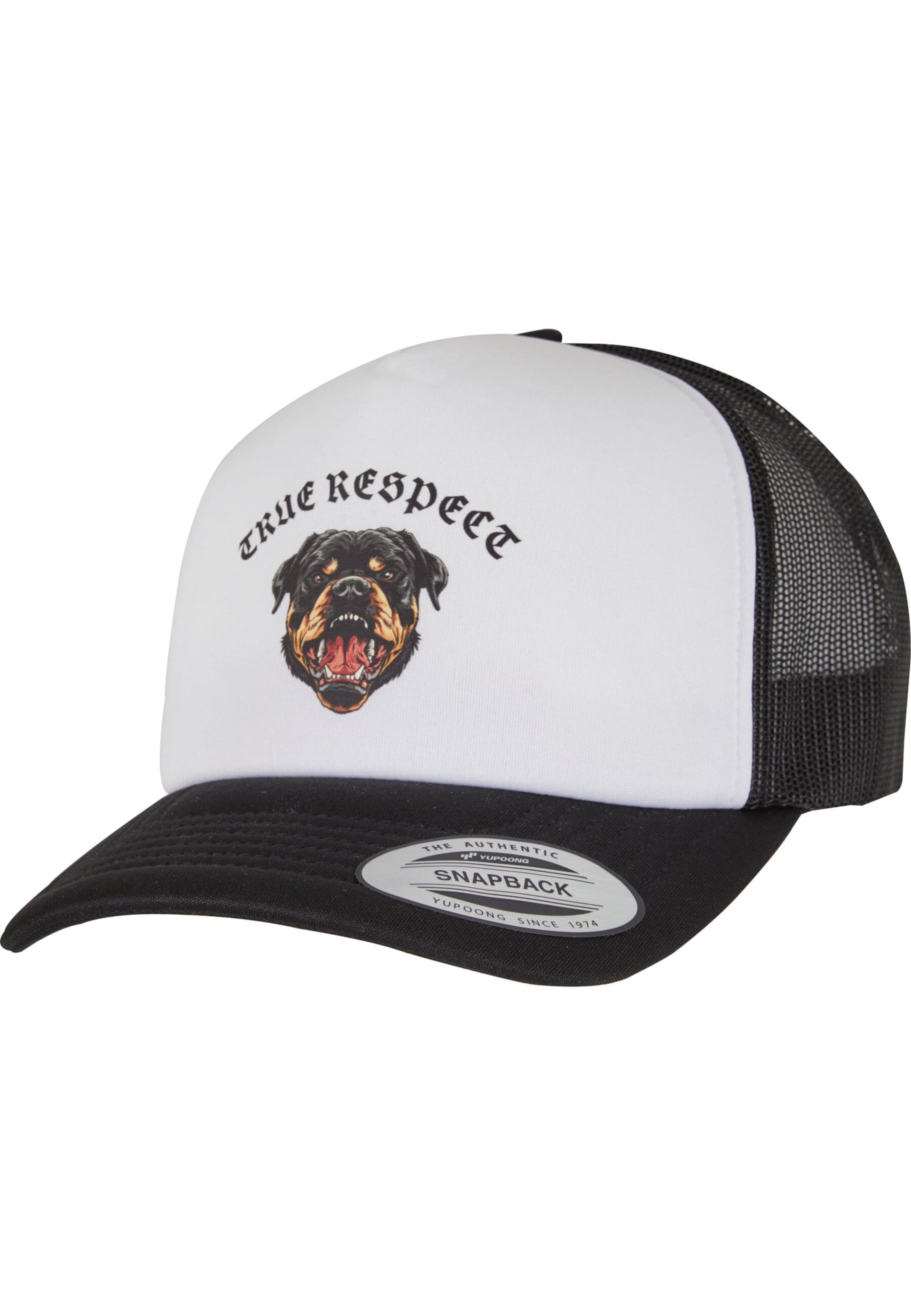 Mister Tee Cap 'True Respect' in Black: front