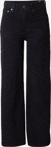 juoda GAP Plačios klešnės Džinsai: priekis