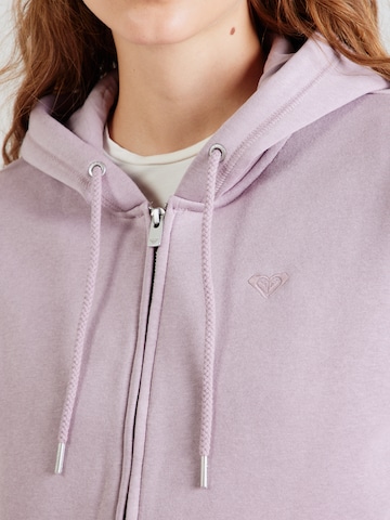 ROXY Sweatvest 'SURF STOKED' in Lila