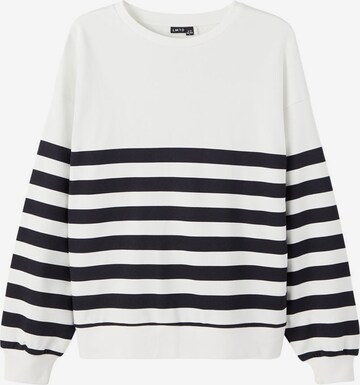 NAME IT Sweatshirt in Wit: voorkant