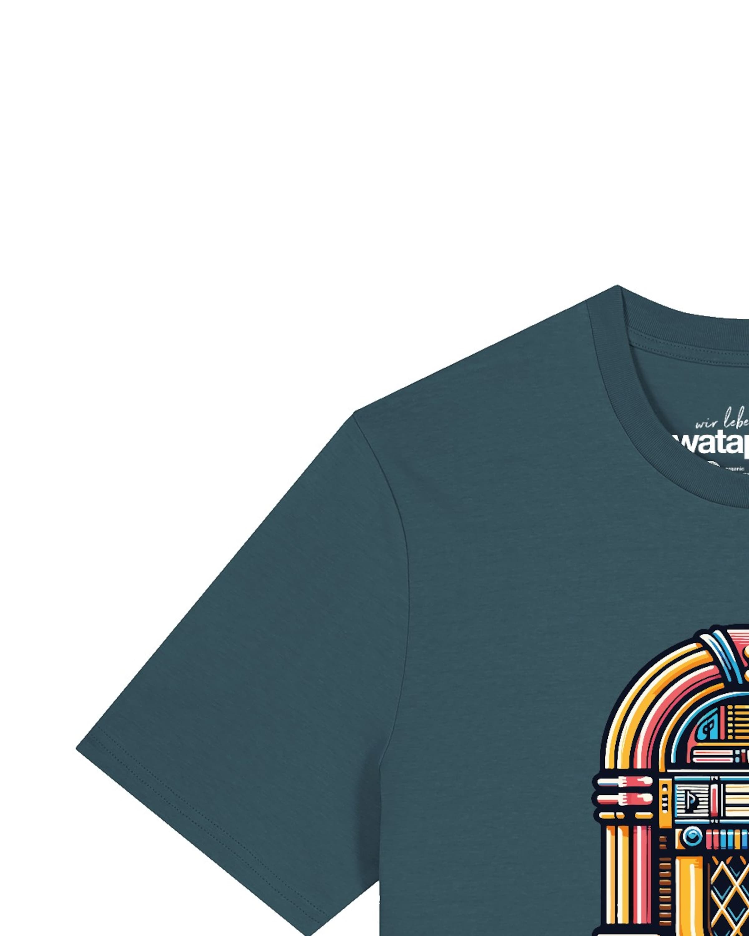 Watapparel Shirt 'Jukebox' in Groen
