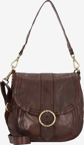 Campomaggi Shoulder Bag in Brown: front