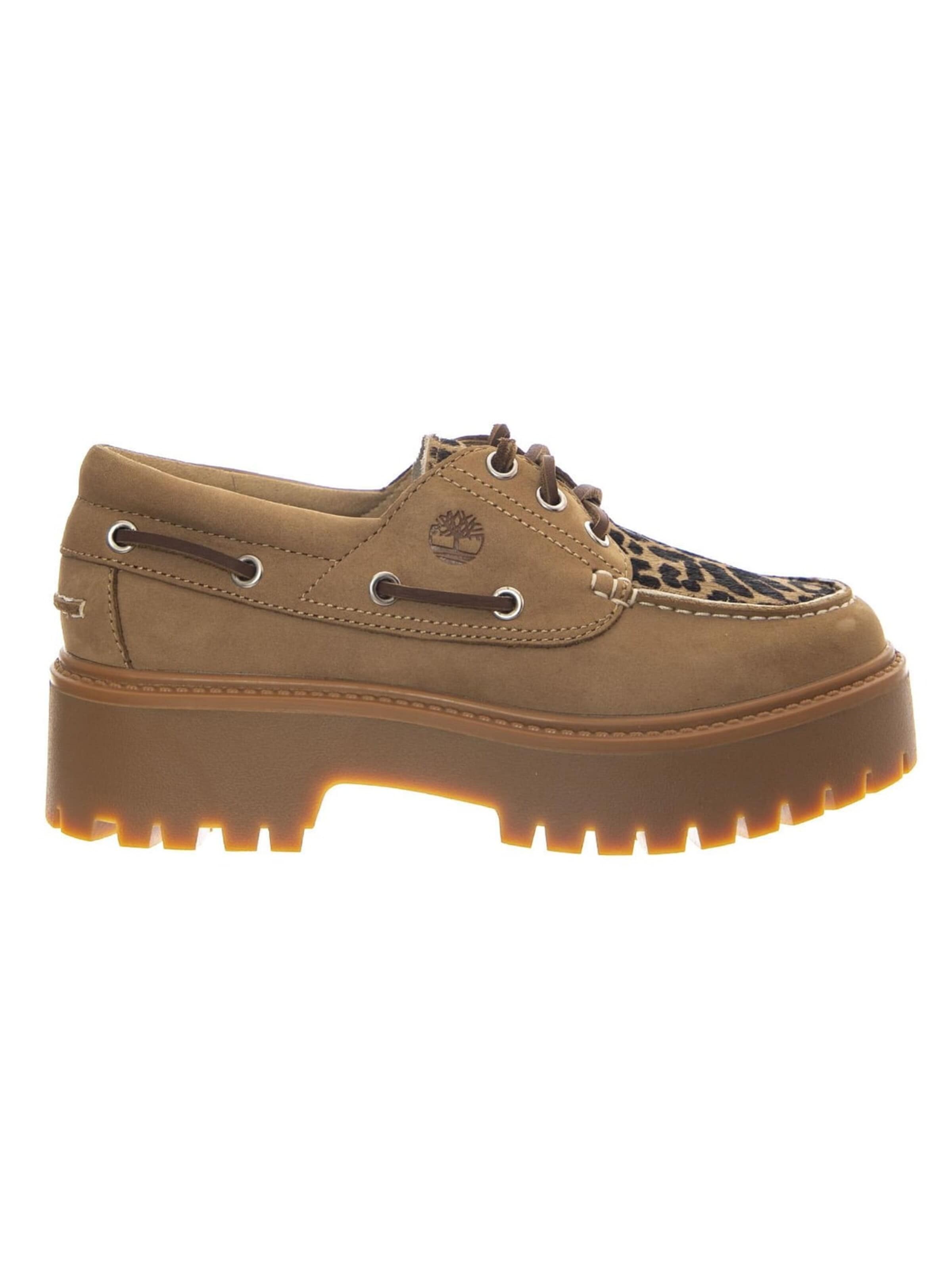 TIMBERLAND Mokassin 'Stone Street Boat Shoe Beige -- Women's Beige Nubuck Boat Shoe' i beige: forside