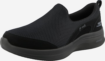 SKECHERS - Zapatillas sin cordones en negro: frente