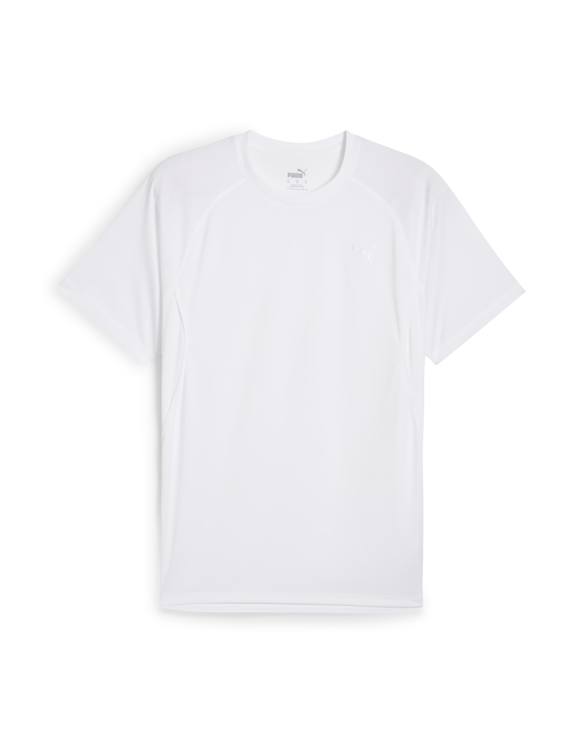 PUMATehnička sportska majica 'Run Velocity' - bijela boja: prednji dio