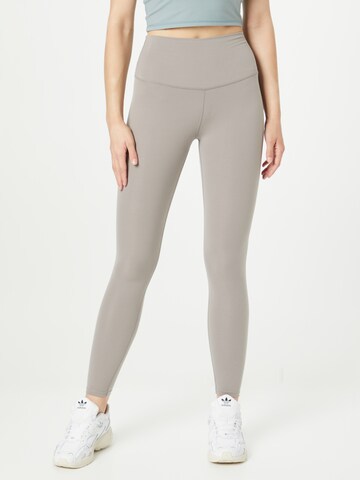 Varley Skinny Workout Pants 'Always' in Grey: front