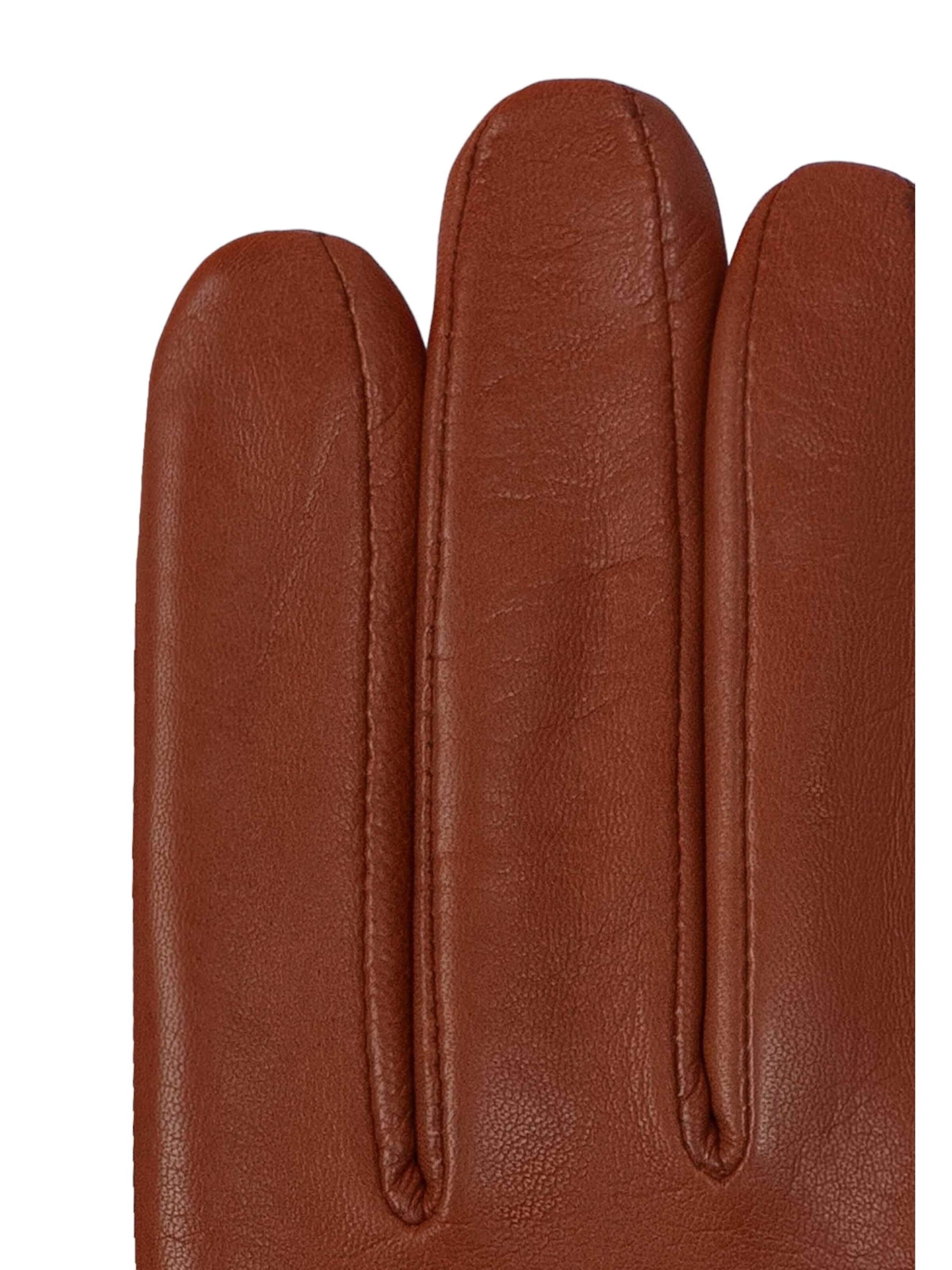 KESSLER Full Finger Gloves in Brown