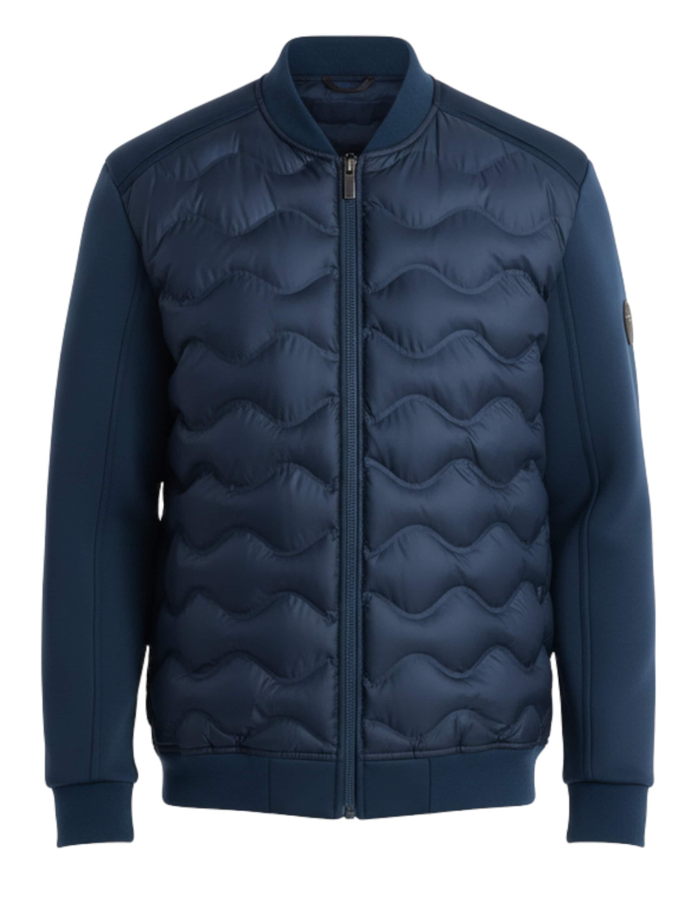 Ombre Tussenjas in Blauw: voorkant