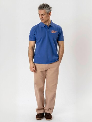 Regular fit Camicia ' Polo ' di TEESHOPPEN in blu
