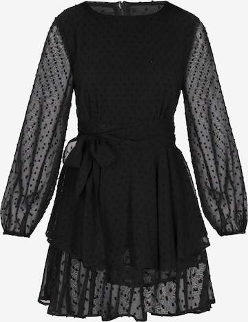 faina - Vestido en negro: frente